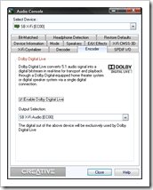 Dolby Digital Live Encoder Dolby Digital Live Battlefield 3