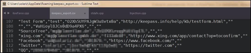 keefarce export