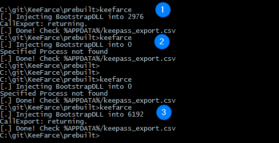 KeeFarce KeePass Protection Schutz