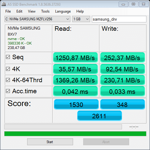 Improved SSD Performance Surface 4 pro