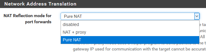 pfsense xinetd proxy nat